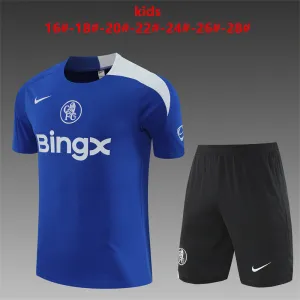 Chelsea 2025/26 Set Allenamento Bambino blu