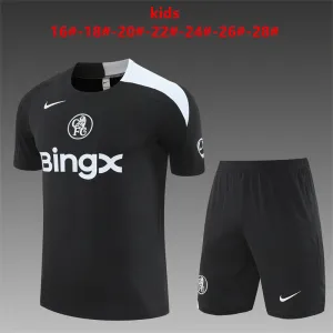 Chelsea 2025/26 Set Allenamento Bambino nero