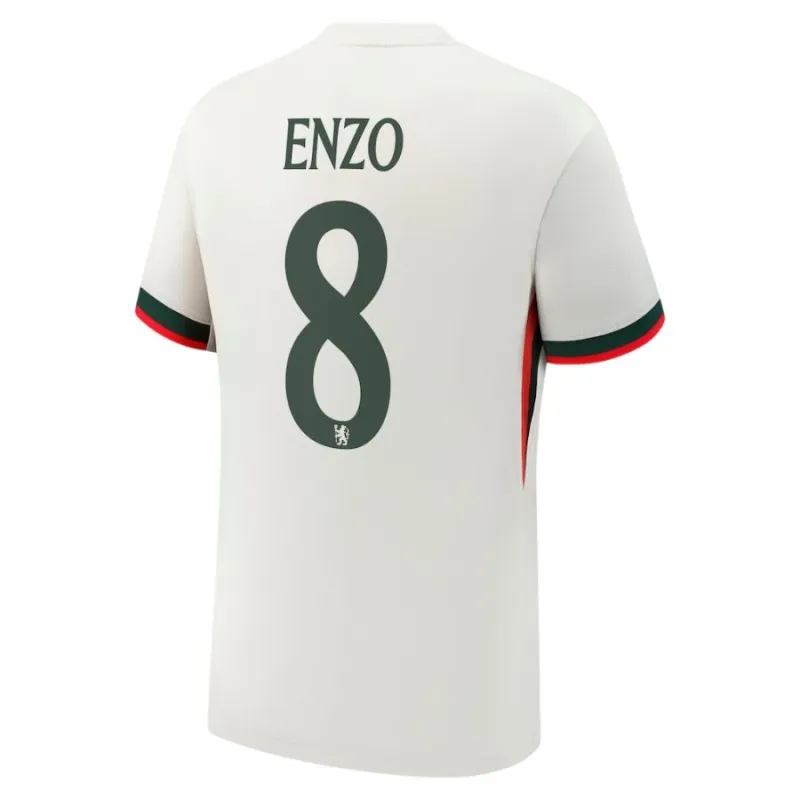 Maglia in trasferta del Chelsea ENZO 2025/26 - Bianco