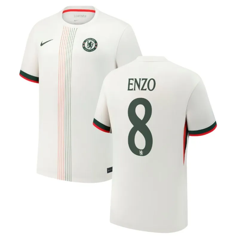 Maglia in trasferta del Chelsea ENZO 2025/26 - Bianco
