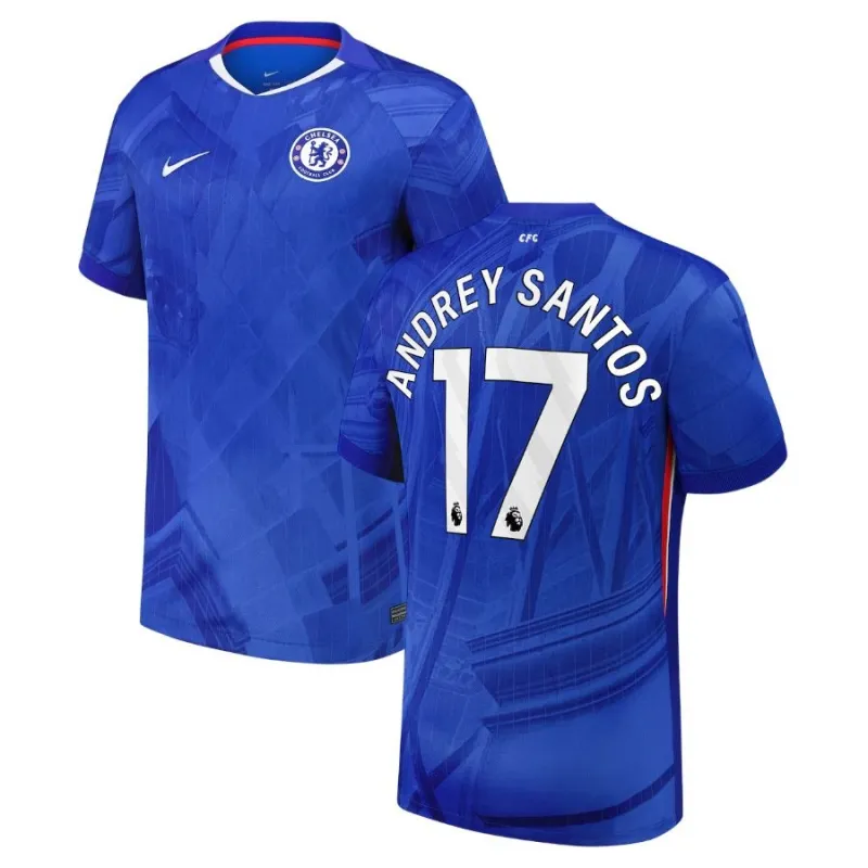 Maillot domicile Chelsea ANDREY SANTOS 2025/26 - Bleu