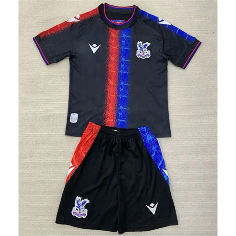 Maglia per bambini terza di Crystal Palace 2024/25 - Nera