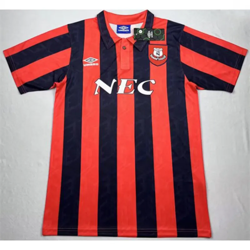 Maglia fuori casa retro di Everton 1992-94 - rossa