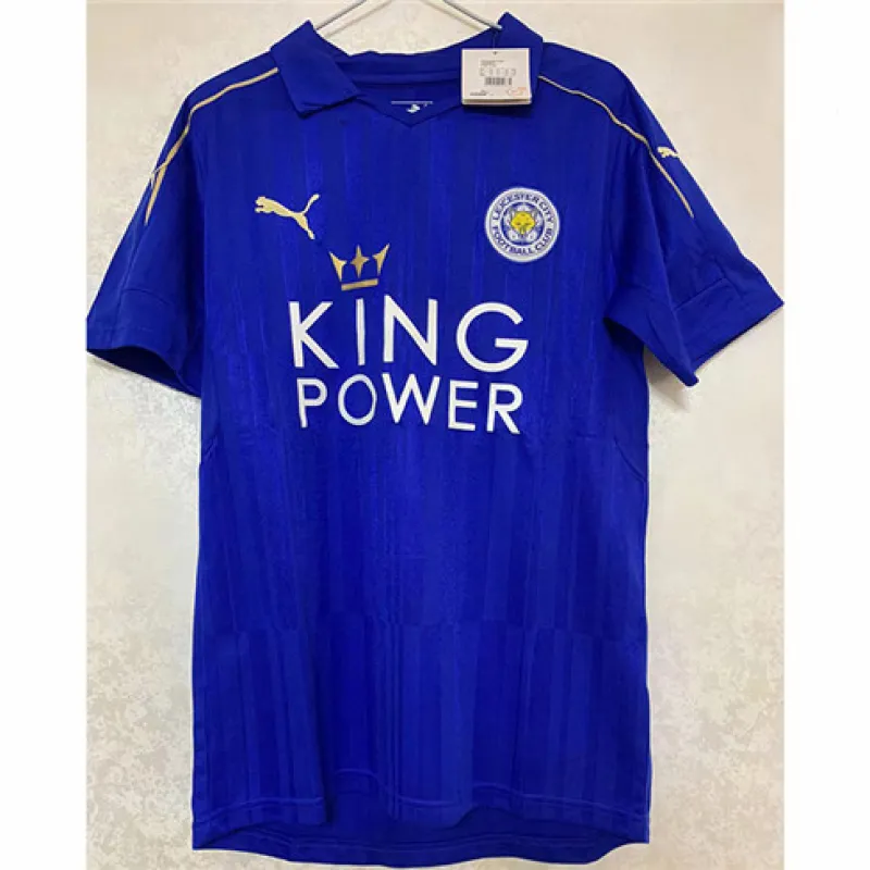 Camiseta de casa retro 2016/17 del Leicester City - azul