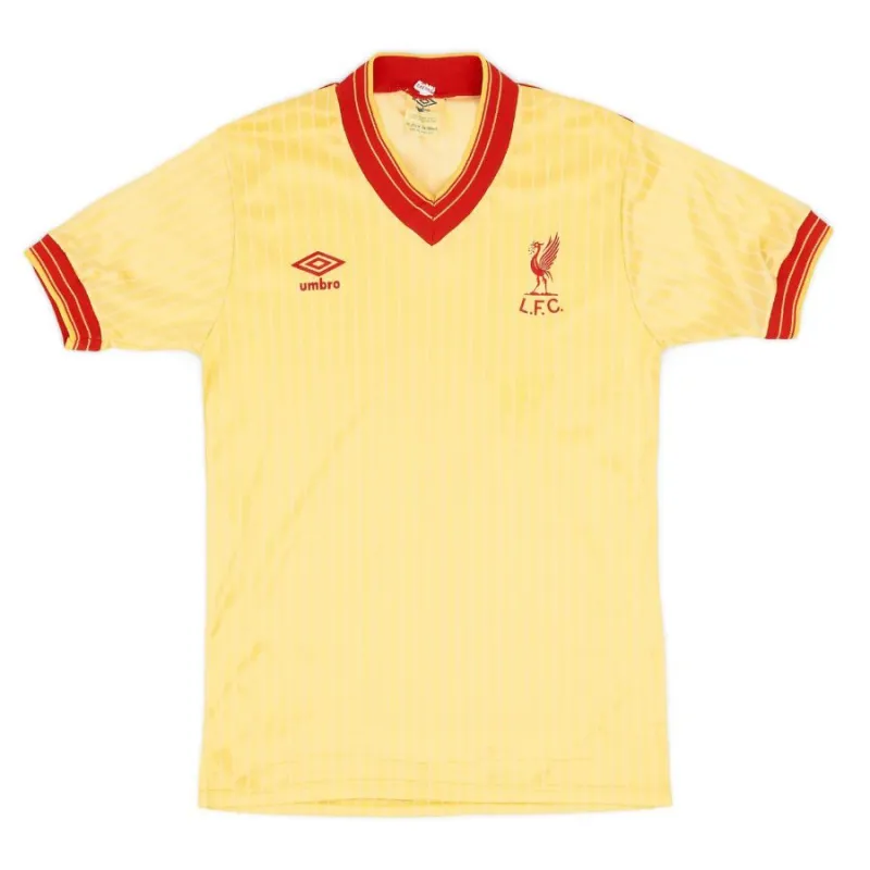Liverpool 1984 Maglia da trasferta retrò - Gialla