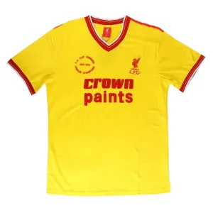Liverpool 1985/86 Retro Away Jersey - Yellow