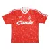 Liverpool 1989 1991 Maillot domicile rétro - Rouge