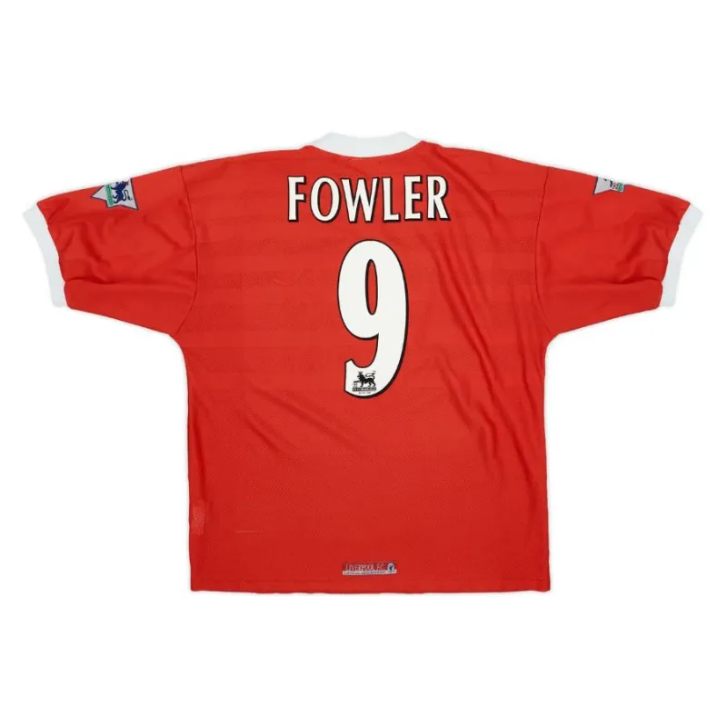 Liverpool FOWLER 1998/99 Maglia casalinga retrò - Rossa