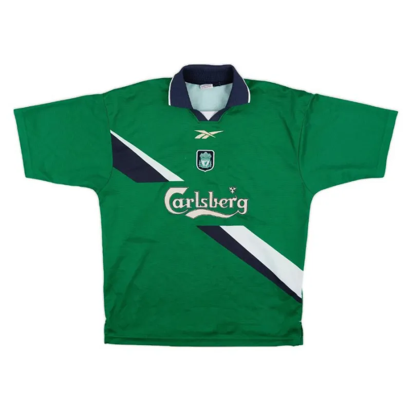 Liverpool REDKNAPP 1999/2000 Maglia da trasferta retrò - Verde