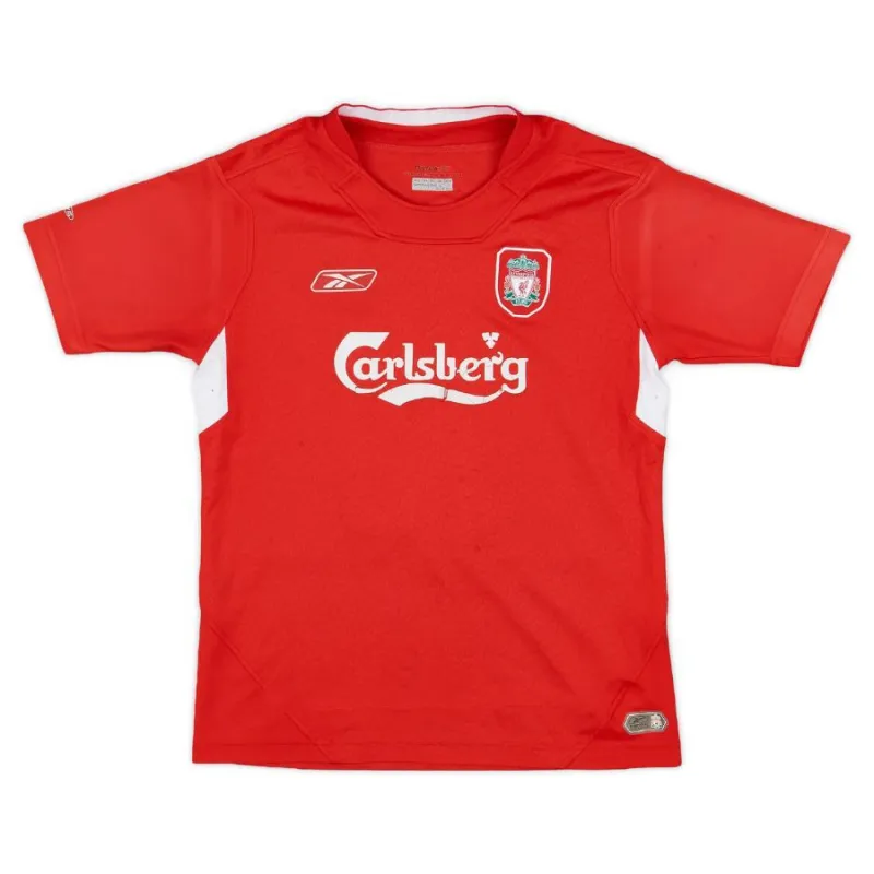 Liverpool 2004 2006 Retro Home Jersey - Red