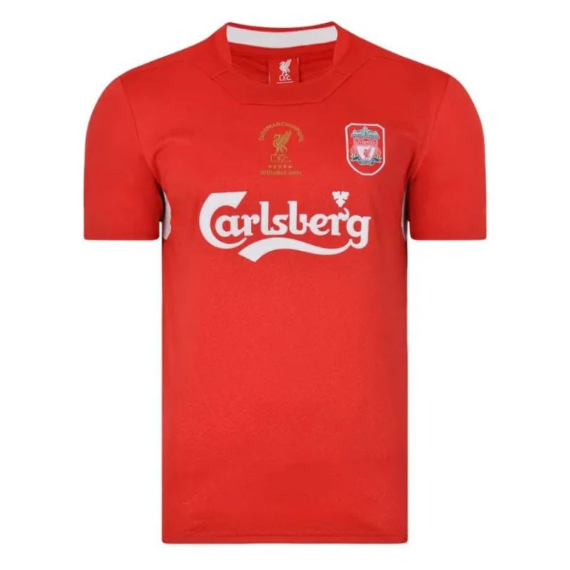 Liverpool 2005 UCL Final Retro Home Jersey - Red