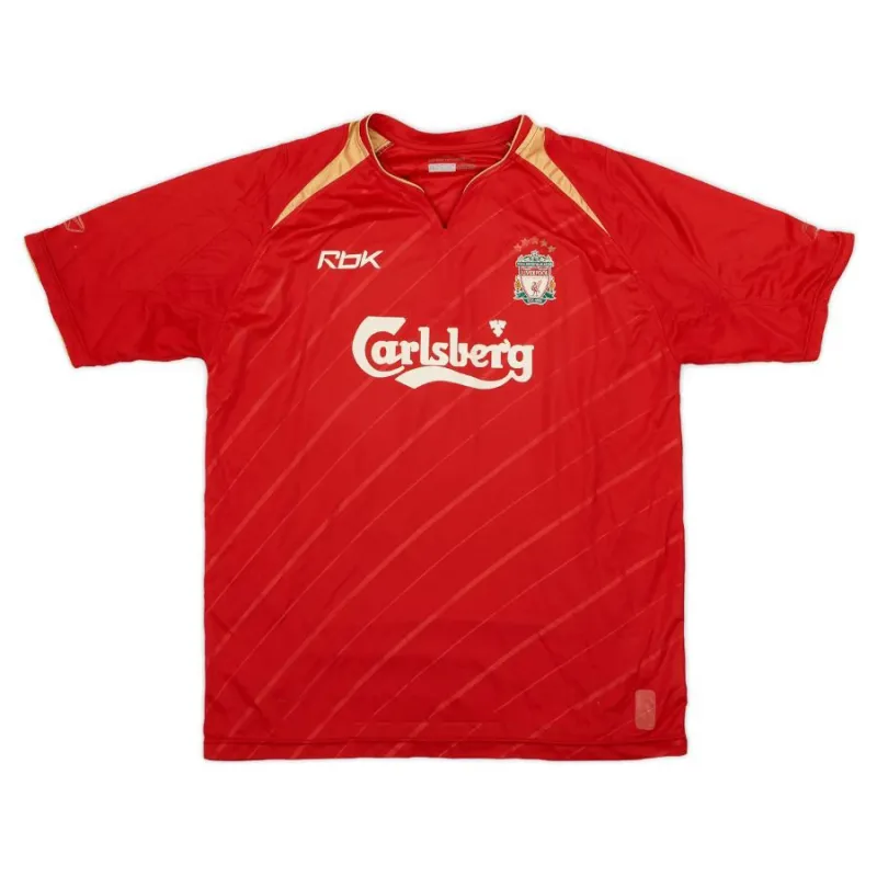 Liverpool 2005/06 Retro-Heimtrikot - Rot