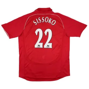 Liverpool SISSOKO 2006 2008 Retro Home Jersey - Red