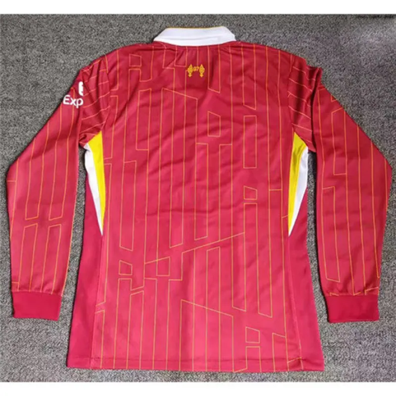 Liverpool 2024/25 Heimlangarmtrikot - Rot