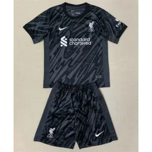 Liverpool 2024/25 Children's Goalkeeper Jersey - Gray-Black