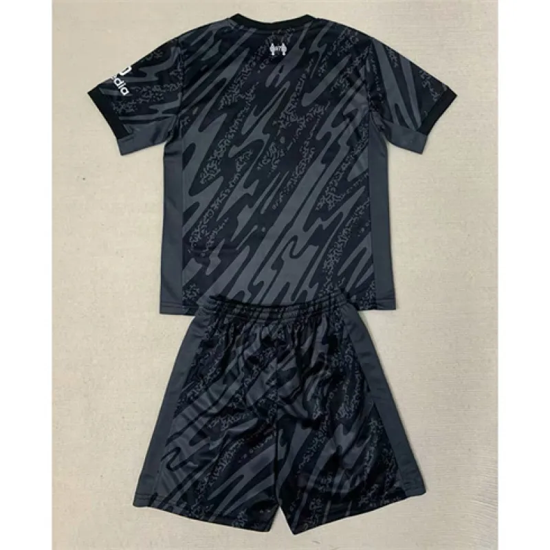 Maglia del portiere per bambini di Liverpool 2024/25 - Grigio-nero