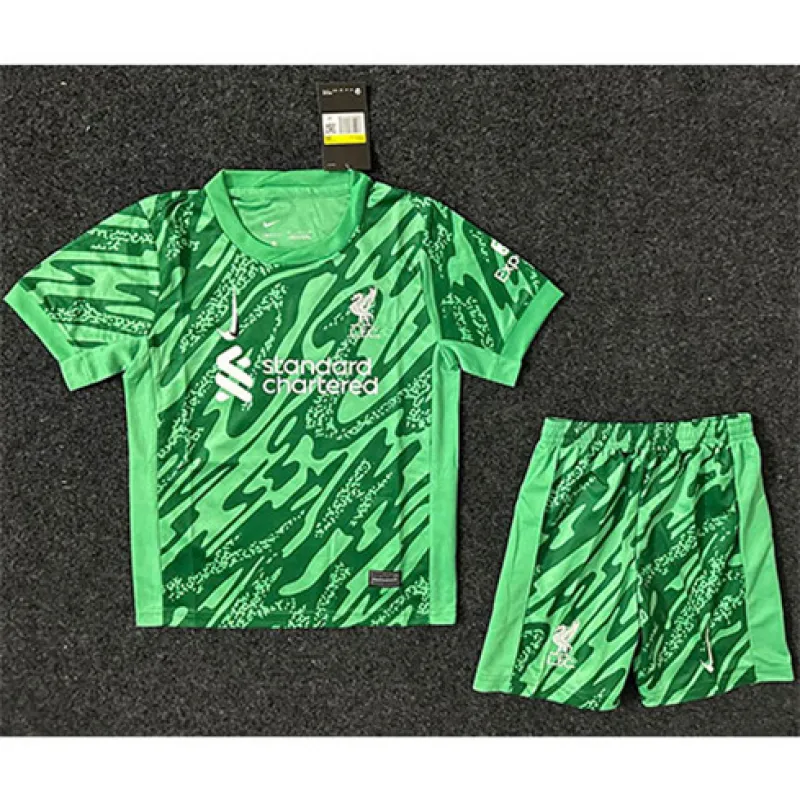 Liverpool 2024/25 Children's Goalkeeper Jersey - Green