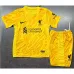Maglia del portiere per bambini di Liverpool 2024/25 - Gialla