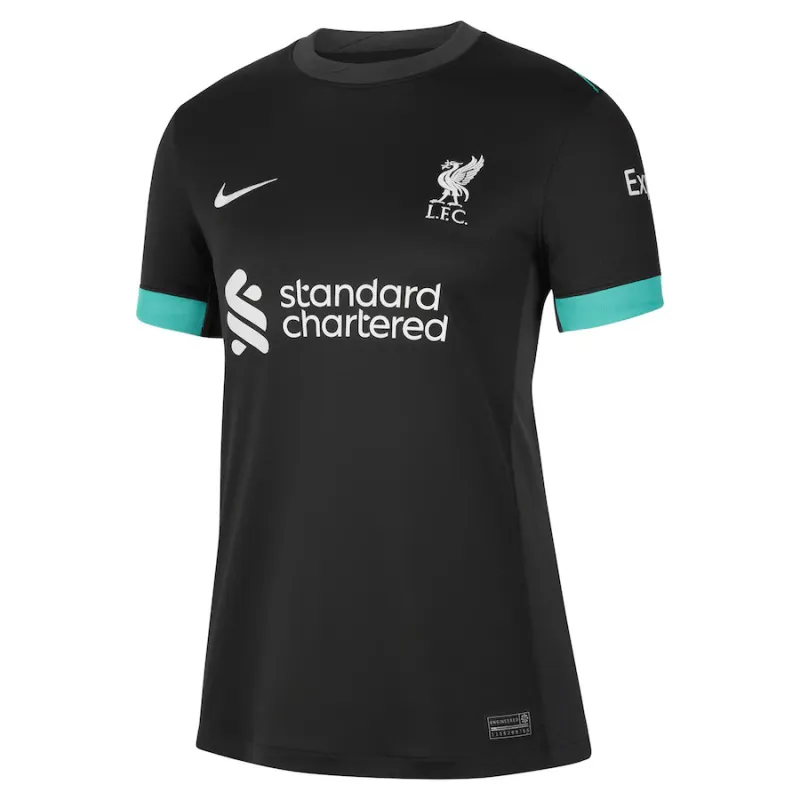 Camiseta visitante femenina de Liverpool 2024/25 - Negra