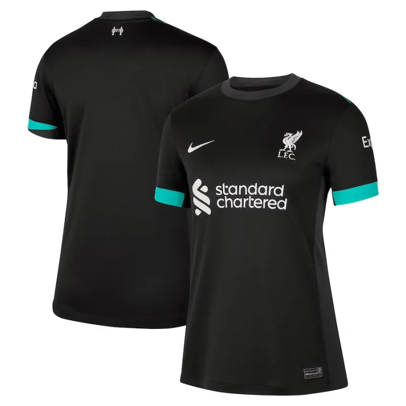 Camiseta visitante femenina de Liverpool 2024/25 - Negra