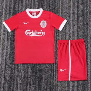 Maglia retrò da casa per bambini di Liverpool 1997/98 - Rossa