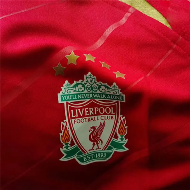 Liverpool 2004/2005 UEFA Champions League Final Home Retro Jersey - Red