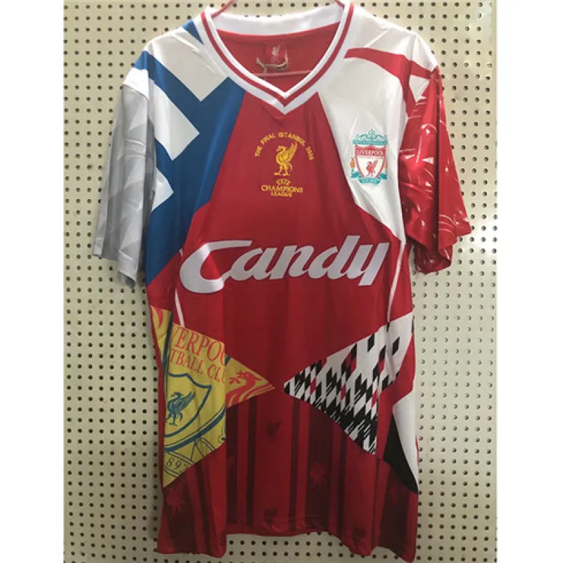 Maglia commemorativa retrò di Liverpool 2019/20 - Rossa