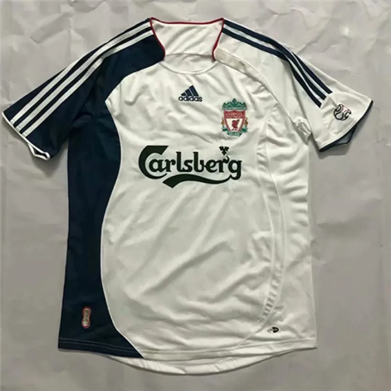 Maglia di trasferta retrò di Liverpool 2006-07 - Bianca