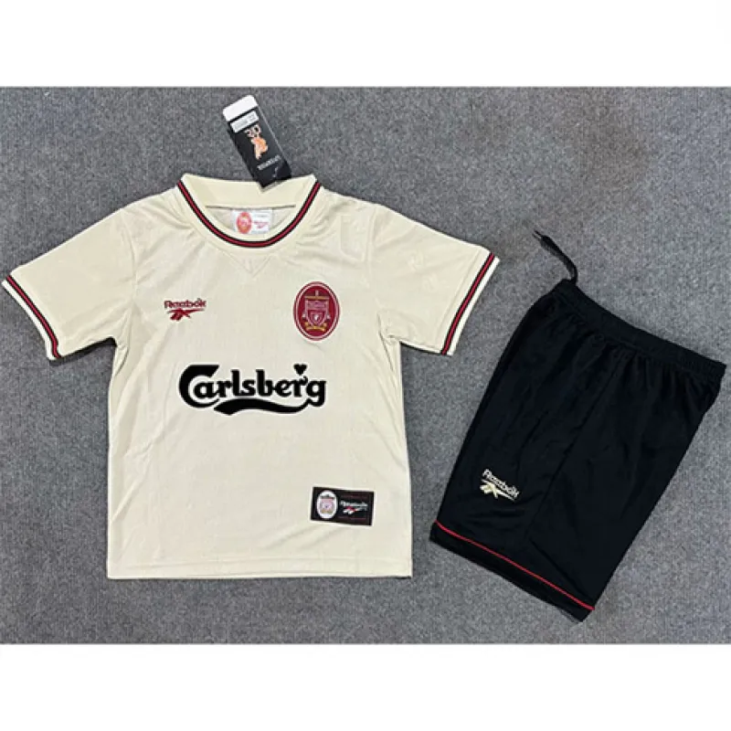 Liverpool 1996/97 Retro Away Kids' Jersey - White