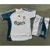 Maglia da trasferta retrò per bambini di Liverpool 2006/07 - Bianca