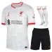 Jeu de maillots pour enfants 3e de Liverpool 2024/25 - Blanc