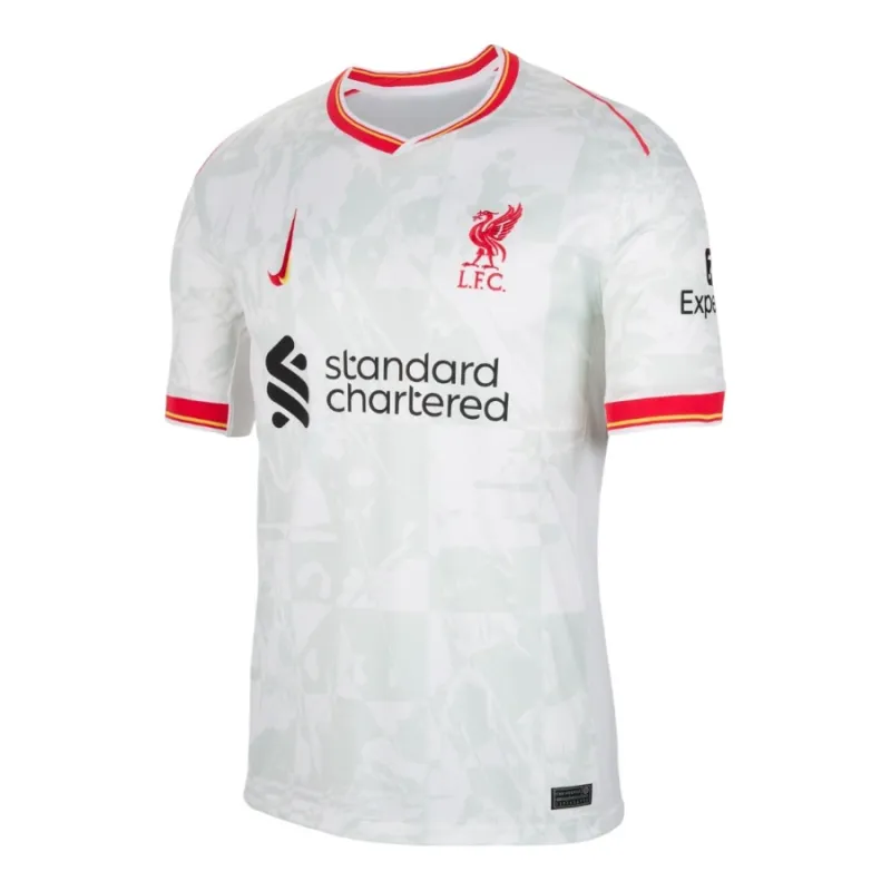 Jeu de maillots pour enfants 3e de Liverpool 2024/25 - Blanc