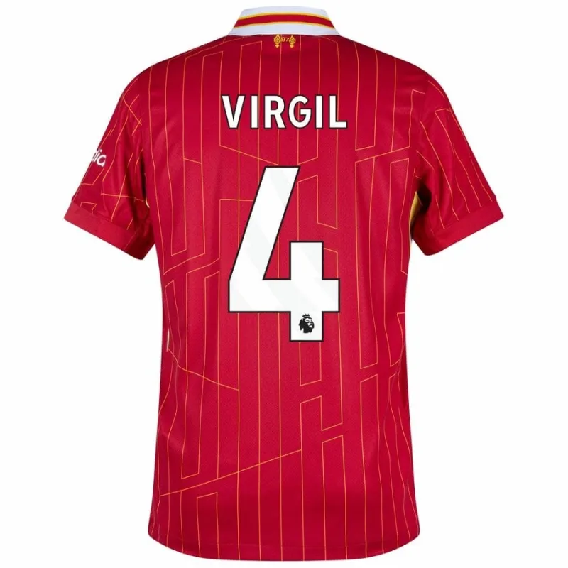 Virgil's Liverpool 2024/25 Home Jersey - Red