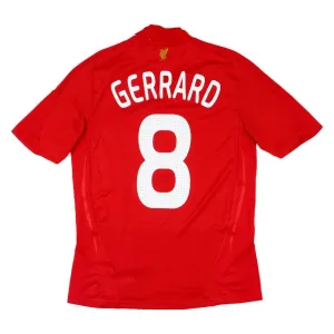 Steven Gerrard Liverpool 2008/10 Retro Home Jersey - Red