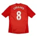 Maillot domicile retro de Steven Gerrard Liverpool 2010-12 - Rouge