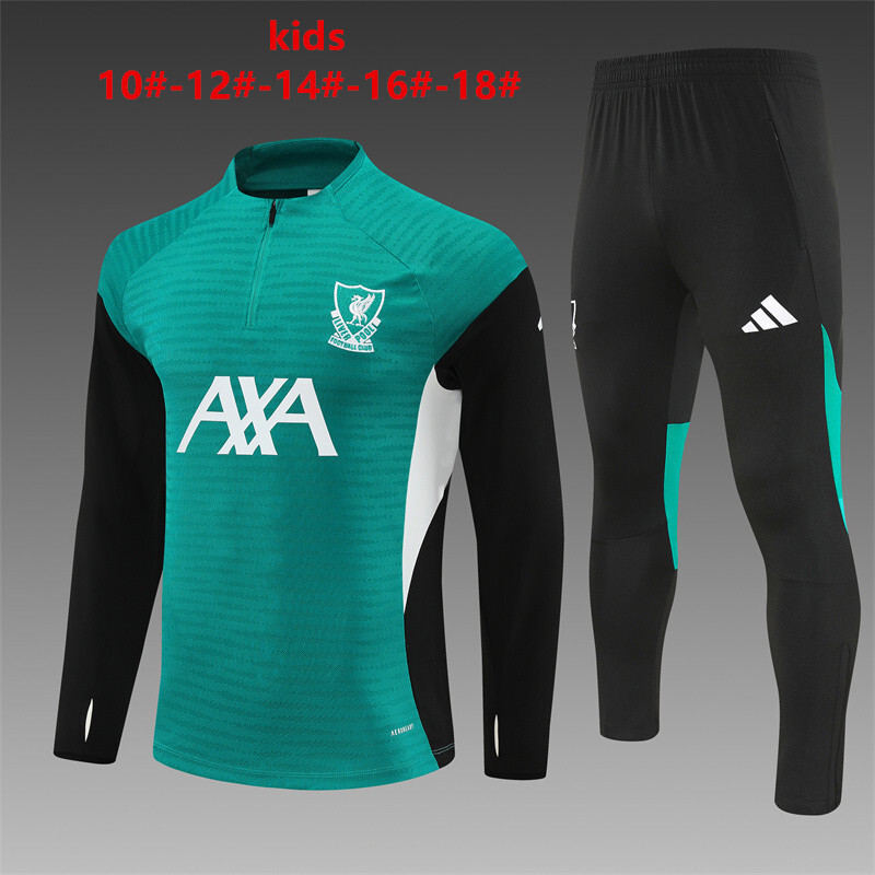 Liverpool 2025/26 Conjunto Deportivo Infantil Verde