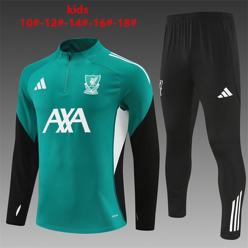 Liverpool 2025/26 Kids Sports Set Green