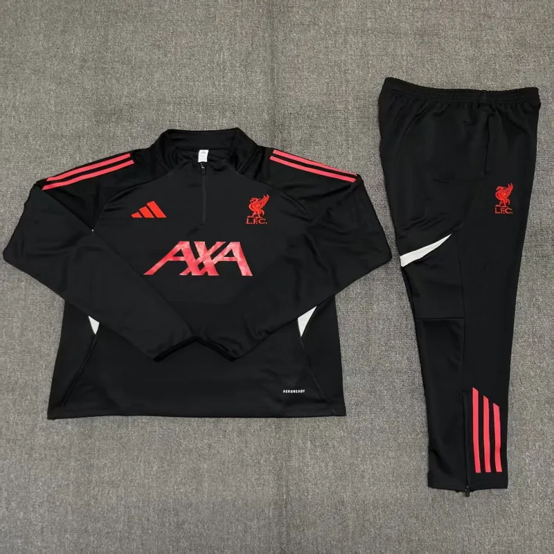 Liverpool 2025/26 Set Sportivo Bambino Nero