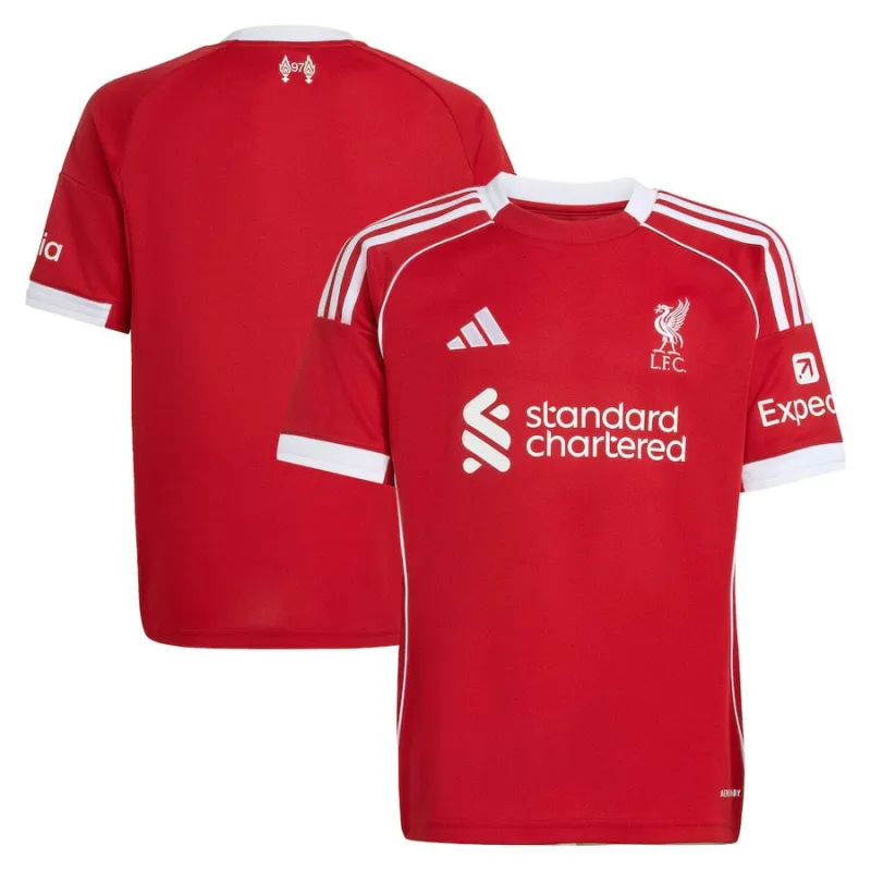 Liverpool 2025/26 Camiseta de casa para niños - Rojo