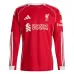 Liverpool 2025/26 Long-Sleeve Home Jersey - Red