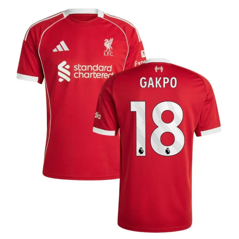 Liverpool GAKPO 2025/26 Home Jersey - Red