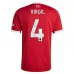 Liverpool VIRGIL 2025/26 Set di maglia home per bambini - Rosso