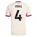 Liverpool VIRGIL 2025/26 Maglia away - Bianca