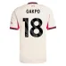 Liverpool GAKPO 2025/26 Away Jersey - White