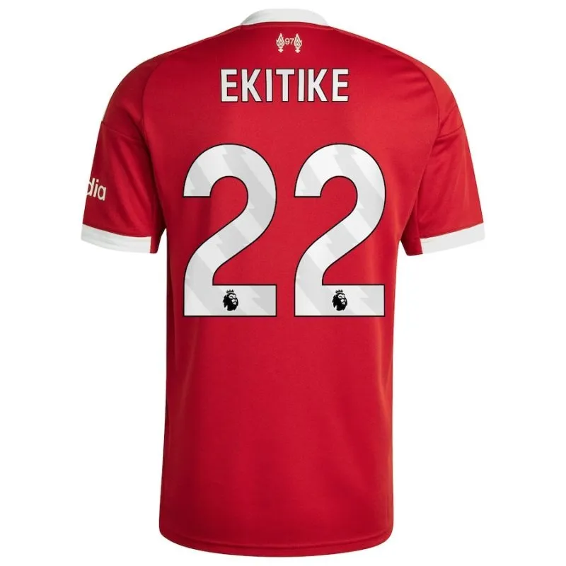 Liverpool EKITIKE 2025/26 Heim Kinder-Set-Trikot - Rot