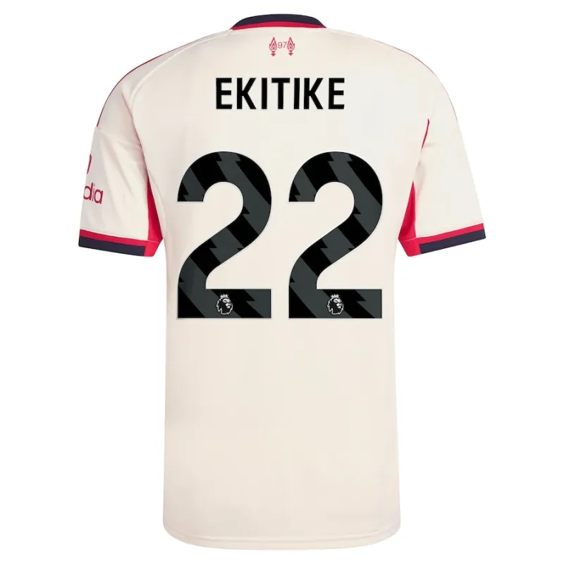 Liverpool EKITIKE 2025/26 Camiseta Visitante - Blanco