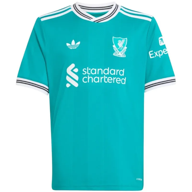 Liverpool Tercera Camiseta Infantil 2025/26 - Verde