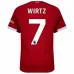 Liverpool WIRTZ 2025/26 Camiseta Local - Roja