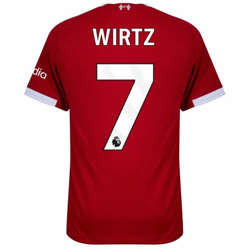 Liverpool WIRTZ 2025/26 Camiseta Local - Roja