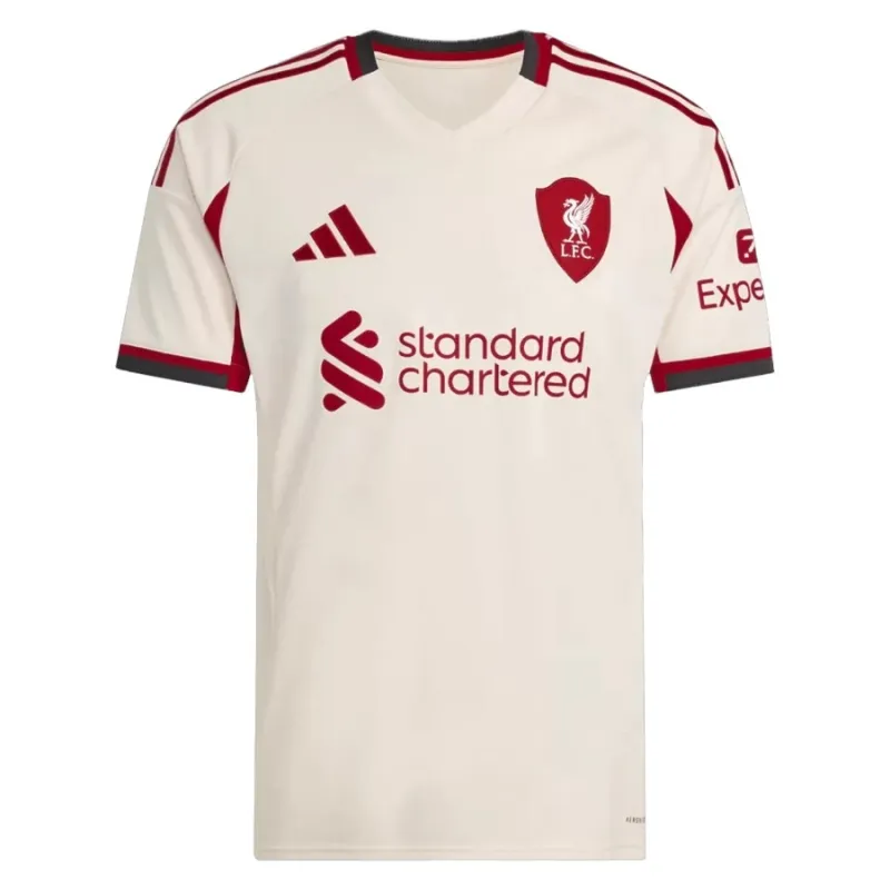 Liverpool ISAK 2025/26 Maglia Trasferta - Bianca